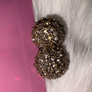 Gold and Silver Beaded Earrings